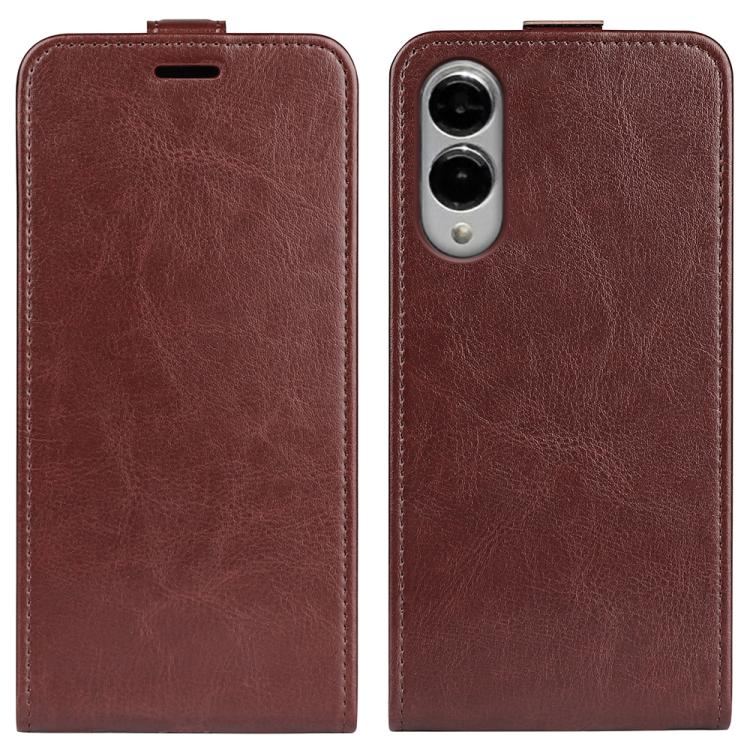 R64 Texture Single Vertical Flip Leather Phone Case, For Samsung Galaxy S25 Edge 5G, For Samsung Galaxy A06 5G, For Samsung Galaxy A26 5G, For Samsung Galaxy A36, For Samsung Galaxy S25 5G, For Samsung Galaxy S25+ 5G