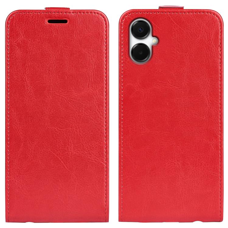 R64 Texture Single Vertical Flip Leather Phone Case, For Samsung Galaxy S25 Edge 5G, For Samsung Galaxy A06 5G, For Samsung Galaxy A26 5G, For Samsung Galaxy A36, For Samsung Galaxy S25 5G, For Samsung Galaxy S25+ 5G