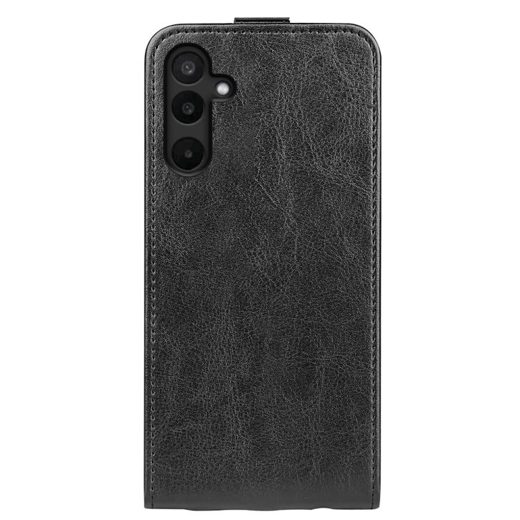 R64 Texture Single Vertical Flip Leather Phone Case, For Samsung Galaxy M16 / F16