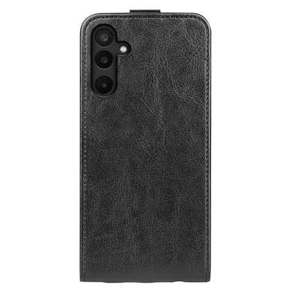 R64 Texture Single Vertical Flip Leather Phone Case, For Samsung Galaxy M16 / F16