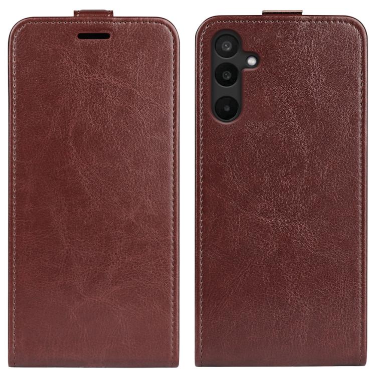 R64 Texture Single Vertical Flip Leather Phone Case, For Samsung Galaxy A27 5G, For Samsung Galaxy M36 5G / F36 5G, For Samsung Galaxy S25 FE 5G, For Samsung Galaxy A17 5G, For Samsung Galaxy A07 4G, For Samsung Galaxy M16 / F16