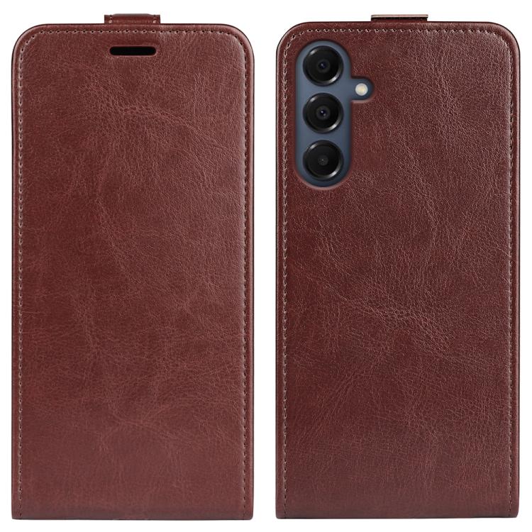 R64 Texture Single Vertical Flip Leather Phone Case, For Samsung Galaxy M34 5G, For Samsung Galaxy S23 FE 5G, For Samsung Galaxy A17 5G, For Samsung Galaxy M16 / F16