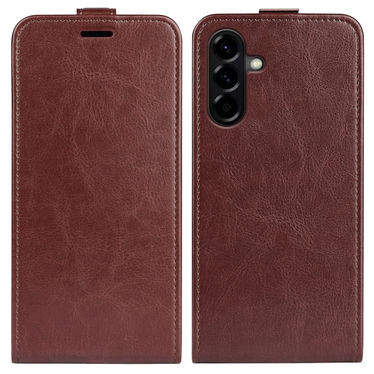 R64 Texture Single Vertical Flip Leather Phone Case, For Samsung Galaxy A37 5G, For Samsung Galaxy A27 5G, For Samsung Galaxy S25 FE 5G, For Samsung Galaxy A07 4G, For Samsung Galaxy S25 Edge 5G, For Samsung Galaxy A06 5G