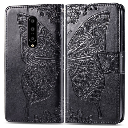 Butterfly Love Flowers Embossing Horizontal Flip Leather Case for One Plus 7 Pro with Holder & Card Slots & Wallet & Lanyard, For OnePlus 7 Pro