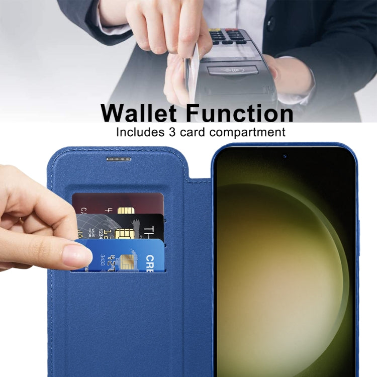 Shield MagSafe RFID Anti-theft Rhombus Leather Phone Case, For Samsung Galaxy S23 Ultra 5G, For Samsung Galaxy S23+ 5G, For Samsung Galaxy S23 5G