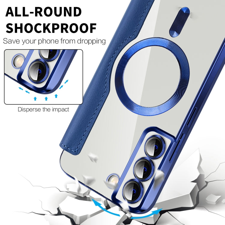 Shield MagSafe RFID Anti-theft Rhombus Leather Phone Case, For Samsung Galaxy S23 Ultra 5G, For Samsung Galaxy S23+ 5G, For Samsung Galaxy S23 5G