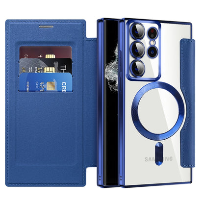 Shield MagSafe RFID Anti-theft Rhombus Leather Phone Case, For Samsung Galaxy S22 Ultra 5G, For Samsung Galaxy S22+ 5G, For Samsung Galaxy S22 5G