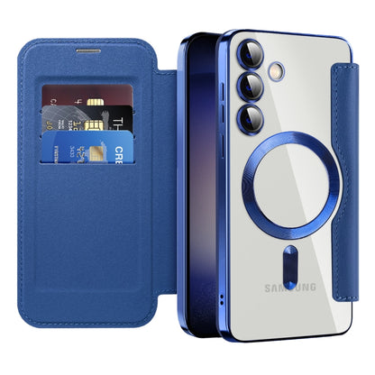 Shield MagSafe RFID Anti-theft Rhombus Leather Phone Case, For Samsung Galaxy S24+ 5G, For Samsung Galaxy S24 5G, For Samsung Galaxy A15