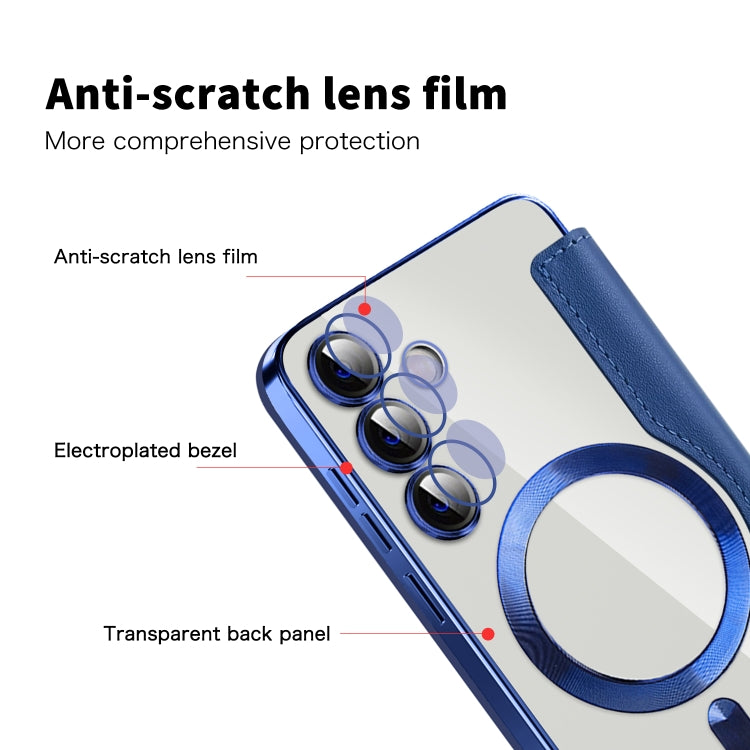 Shield MagSafe RFID Anti-theft Rhombus Leather Phone Case, For Samsung Galaxy S24+ 5G, For Samsung Galaxy S24 5G, For Samsung Galaxy A15