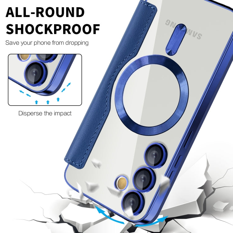 Shield MagSafe RFID Anti-theft Rhombus Leather Phone Case, For Samsung Galaxy S24 FE 5G, For Samsung Galaxy A55 5G, For Samsung Galaxy S24 Ultra 5G