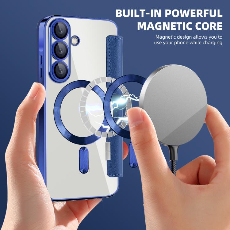 Shield MagSafe RFID Anti-theft Rhombus Leather Phone Case, For Samsung Galaxy A56 5G, For Samsung Galaxy S25 5G, For Samsung Galaxy S25+ 5G