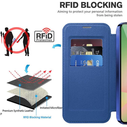 Shield MagSafe RFID Anti-theft Rhombus Leather Phone Case, For Samsung Galaxy A56 5G, For Samsung Galaxy S25 5G, For Samsung Galaxy S25+ 5G