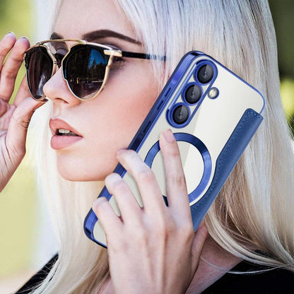 Shield MagSafe RFID Anti-theft Rhombus Leather Phone Case, For Samsung Galaxy A56 5G, For Samsung Galaxy S25 5G, For Samsung Galaxy S25+ 5G