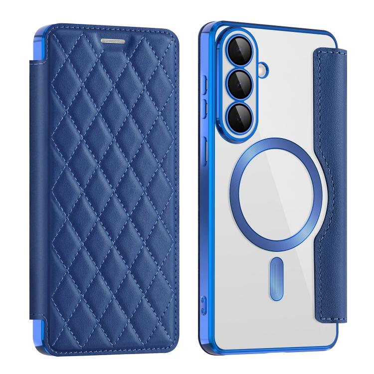 Shield MagSafe RFID Anti-theft Rhombus Leather Phone Case, For Samsung Galaxy S26+ 5G, For Samsung Galaxy S26 Ultra 5G, For Samsung Galaxy S26 5G