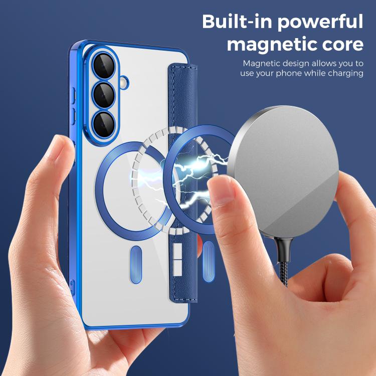 Shield MagSafe RFID Anti-theft Rhombus Leather Phone Case, For Samsung Galaxy S26+ 5G, For Samsung Galaxy S26 Ultra 5G, For Samsung Galaxy S26 5G