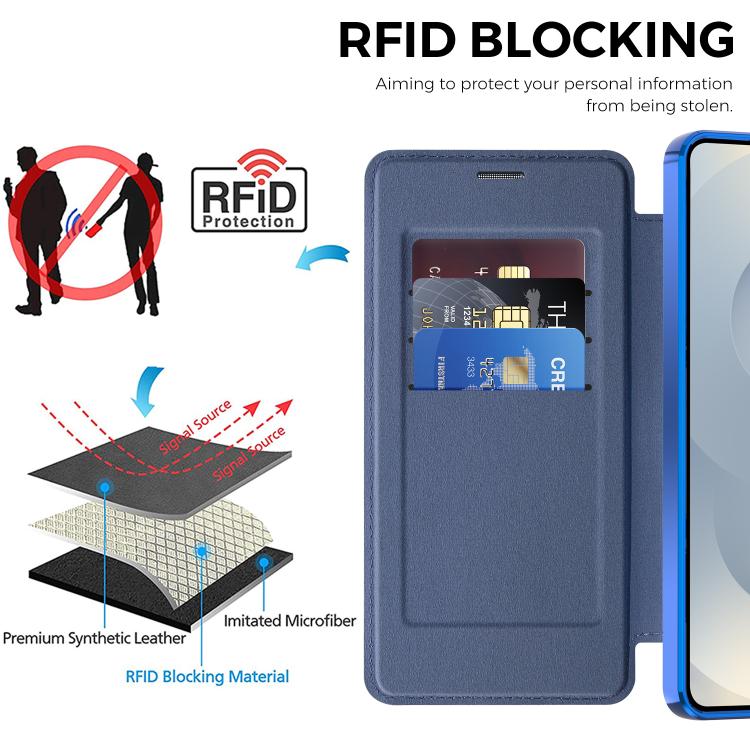 Shield MagSafe RFID Anti-theft Rhombus Leather Phone Case, For Samsung Galaxy S26+ 5G, For Samsung Galaxy S26 Ultra 5G, For Samsung Galaxy S26 5G