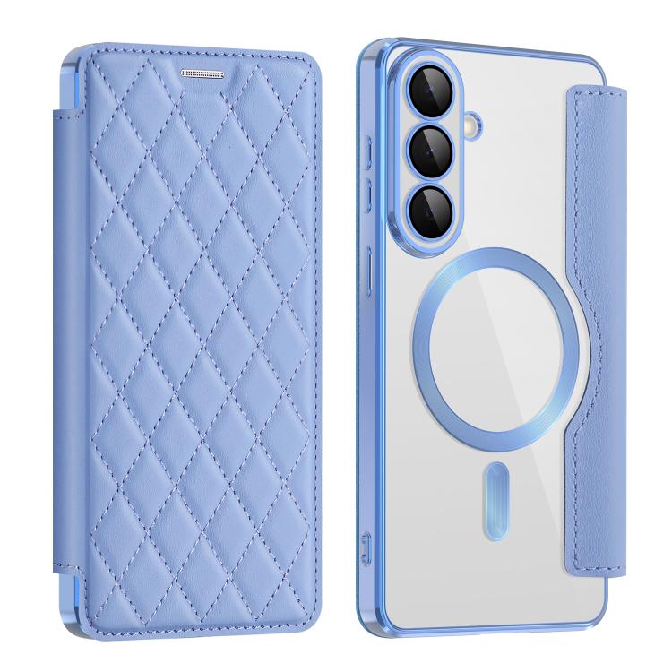 Shield MagSafe RFID Anti-theft Rhombus Leather Phone Case, For Samsung Galaxy S26+ 5G, For Samsung Galaxy S26 Ultra 5G, For Samsung Galaxy S26 5G