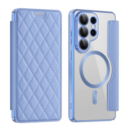 Shield MagSafe RFID Anti-theft Rhombus Leather Phone Case, For Samsung Galaxy S26+ 5G, For Samsung Galaxy S26 Ultra 5G, For Samsung Galaxy S26 5G