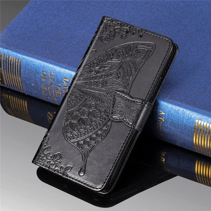 Butterfly Love Flowers Embossing Horizontal Flip Leather Case For One Plus 7  with Holder & Card Slots & Wallet & Lanyard, For OnePlus 7