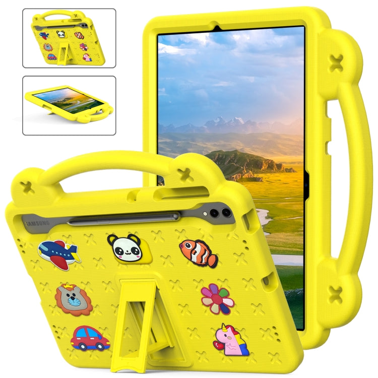 Handle Kickstand Children EVA Shockproof Tablet Case, For Samsung Galaxy Tab A11+ / A9+, For Samsung Galaxy Tab S10 FE+, For Samsung Galaxy Tab S10+12.4 X820, For Samsung Galaxy Tab S9 FE+ 12.4 X610N