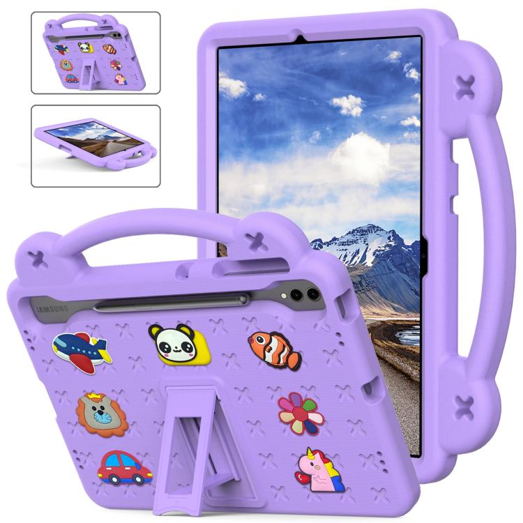 Handle Kickstand Children EVA Shockproof Tablet Case, For Samsung Galaxy Tab A11+ / A9+, For Samsung Galaxy Tab S10 FE+, For Samsung Galaxy Tab S10+12.4 X820, For Samsung Galaxy Tab S9 FE+ 12.4 X610N