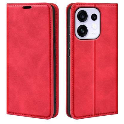 Retro-skin Magnetic Suction Leather Phone Case, For OPPO Reno16 F / FS, For OPPO Reno16 5G /16 Pro 5G Global, For OPPO Find X9 Ultra, For OPPO Reno15 F 5G