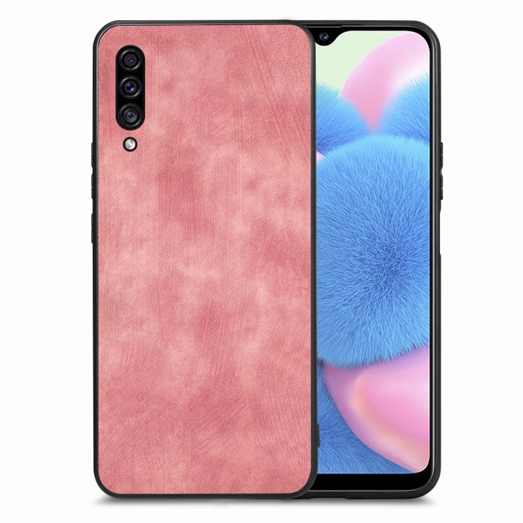 Vintage Leather PC Back Cover Phone Case, For Samsung Galaxy A70/A70S, For Samsung Galaxy A50/A50S/A30S, For Samsung Galaxy Note10, For Samsung Galaxy Note10+