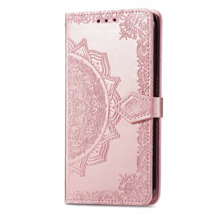 Mandala Flower Embossed Leather Phone Case, For Samsung Galaxy M55, For Samsung Galaxy S24 Ultra 5G, For Samsung Galaxy S24+ 5G, For Samsung Galaxy S24 5G