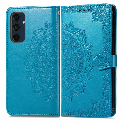 Mandala Flower Embossed Leather Phone Case, For Samsung Galaxy S25 Ultra 5G, For Samsung Galaxy C55, For Samsung Galaxy M55, For Samsung Galaxy S24 Ultra 5G