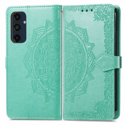 Mandala Flower Embossed Leather Phone Case, For Samsung Galaxy S25 Ultra 5G, For Samsung Galaxy C55, For Samsung Galaxy M55, For Samsung Galaxy S24 Ultra 5G