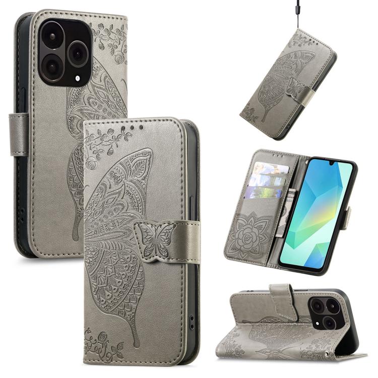 Butterfly Love Flower Embossed Leather Phone Case, For OnePlus 15, For OnePlus Ace 3 Pro, For OnePlus Nord 3