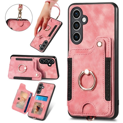 Retro Skin-feel Ring Multi-card Wallet Phone Case, For Samsung Galaxy S23 FE 5G, For Samsung Galaxy Note20  Ultra, For Samsung Galaxy Note20, For Samsung Galaxy Note10