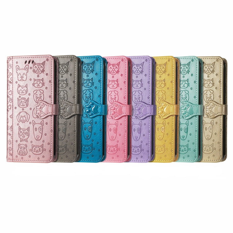 Cat and Dog Embossed Leather Phone Case, For Oneplus Ace 6 Ultra, For OnePlus Ace 3, For OnePlus 12R