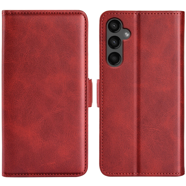 Dual-side Magnetic Buckle Horizontal Flip Leather Phone Case, For Samsung Galaxy S24 5G, For Samsung Galaxy A15, For Samsung Galaxy A05, For Samsung Galaxy A05s