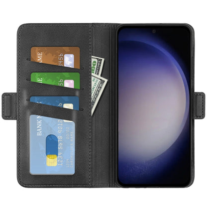 Dual-side Magnetic Buckle Horizontal Flip Leather Phone Case, For Samsung Galaxy S24 5G, For Samsung Galaxy A15, For Samsung Galaxy A05, For Samsung Galaxy A05s