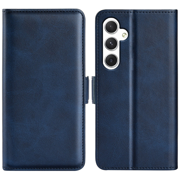 Dual-side Magnetic Buckle Horizontal Flip Leather Phone Case, For Samsung Galaxy S24+ 5G, For Samsung Galaxy S24 5G, For Samsung Galaxy A15, For Samsung Galaxy A05