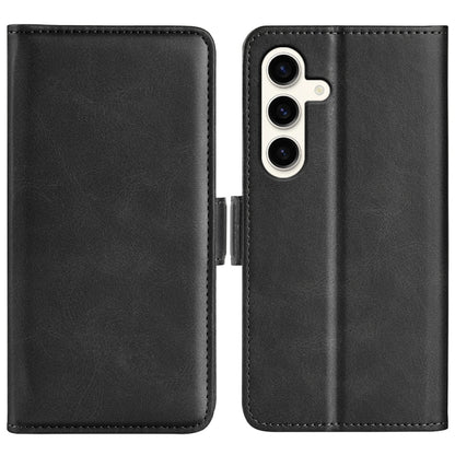 Dual-side Magnetic Buckle Horizontal Flip Leather Phone Case, For Samsung Galaxy S24+ 5G, For Samsung Galaxy S24 5G, For Samsung Galaxy A15, For Samsung Galaxy A05