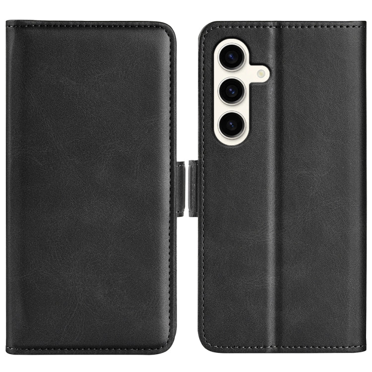 Dual-side Magnetic Buckle Horizontal Flip Leather Phone Case, For Samsung Galaxy A55, For Samsung Galaxy A35, For Samsung Galaxy S24 Ultra 5G, For Samsung Galaxy S24+ 5G