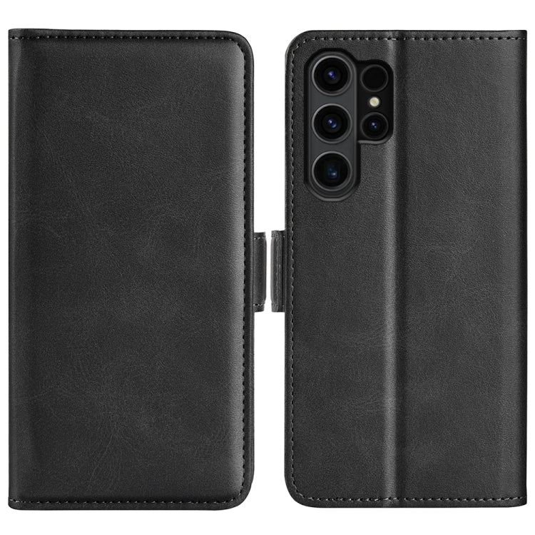 Dual-side Magnetic Buckle Horizontal Flip Leather Phone Case, For Samsung Galaxy A55, For Samsung Galaxy A35, For Samsung Galaxy S24 Ultra 5G, For Samsung Galaxy S24+ 5G