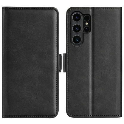 Dual-side Magnetic Buckle Horizontal Flip Leather Phone Case, For Samsung Galaxy A55, For Samsung Galaxy A35, For Samsung Galaxy S24 Ultra 5G, For Samsung Galaxy S24+ 5G
