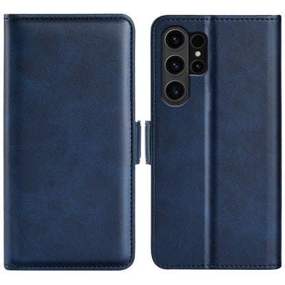 Dual-side Magnetic Buckle Horizontal Flip Leather Phone Case, For Samsung Galaxy A55, For Samsung Galaxy A35, For Samsung Galaxy S24 Ultra 5G, For Samsung Galaxy S24+ 5G