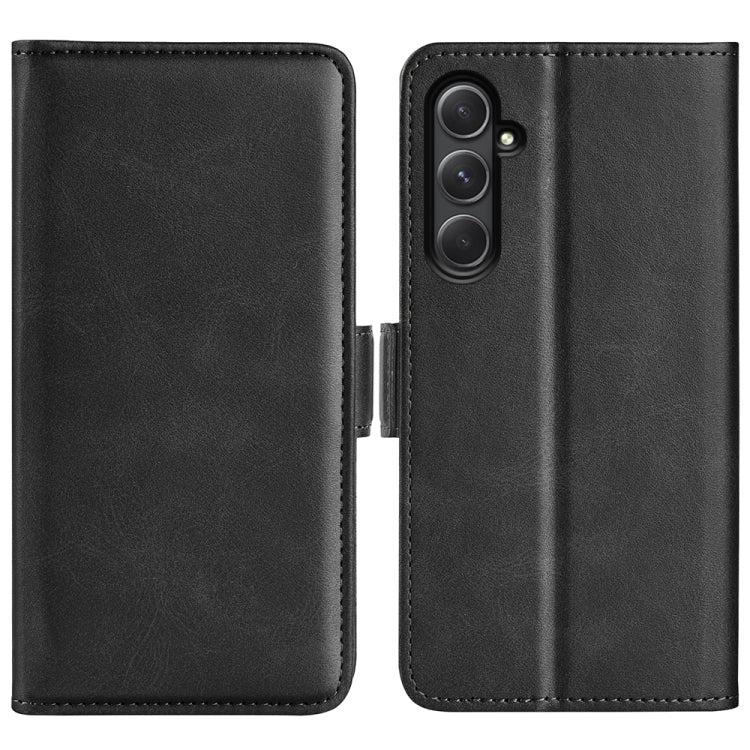 Dual-side Magnetic Buckle Horizontal Flip Leather Phone Case, For Samsung Galaxy A55, For Samsung Galaxy A35, For Samsung Galaxy S24 Ultra 5G, For Samsung Galaxy S24+ 5G