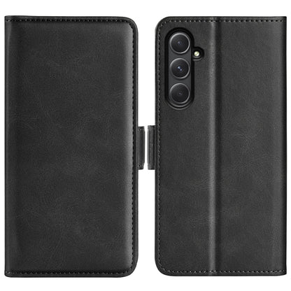 Dual-side Magnetic Buckle Horizontal Flip Leather Phone Case, For Samsung Galaxy A55, For Samsung Galaxy A35, For Samsung Galaxy S24 Ultra 5G, For Samsung Galaxy S24+ 5G