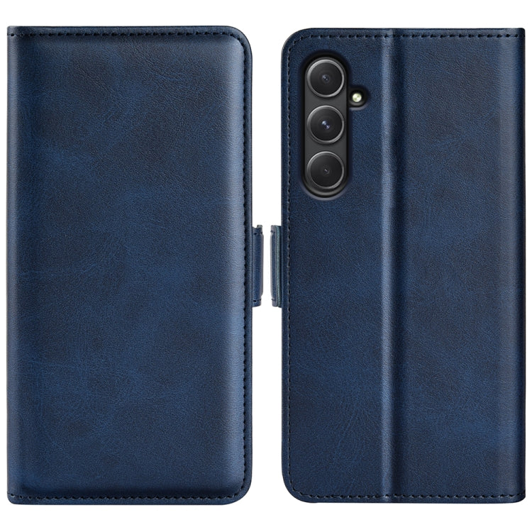 Dual-side Magnetic Buckle Horizontal Flip Leather Phone Case, For Samsung Galaxy A55, For Samsung Galaxy A35, For Samsung Galaxy S24 Ultra 5G, For Samsung Galaxy S24+ 5G