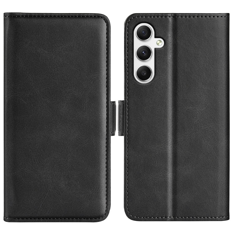 Dual-side Magnetic Buckle Horizontal Flip Leather Phone Case, For Samsung Galaxy A55, For Samsung Galaxy A35, For Samsung Galaxy S24 Ultra 5G, For Samsung Galaxy S24+ 5G