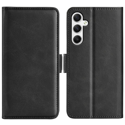 Dual-side Magnetic Buckle Horizontal Flip Leather Phone Case, For Samsung Galaxy A55, For Samsung Galaxy A35, For Samsung Galaxy S24 Ultra 5G, For Samsung Galaxy S24+ 5G