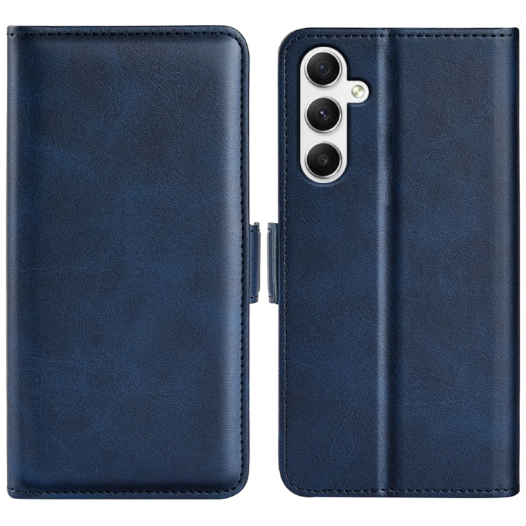 Dual-side Magnetic Buckle Horizontal Flip Leather Phone Case, For Samsung Galaxy A55, For Samsung Galaxy A35, For Samsung Galaxy S24 Ultra 5G, For Samsung Galaxy S24+ 5G