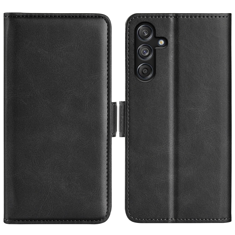 Dual-side Magnetic Buckle Horizontal Flip Leather Phone Case, For Samsung Galaxy S24 FE 5G, For Samsung Galaxy Xcover 7 Pro, For Samsung Galaxy M55 5G, For Samsung Galaxy M15 5G