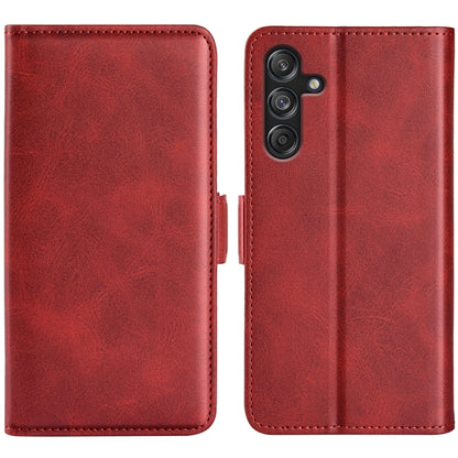 Dual-side Magnetic Buckle Horizontal Flip Leather Phone Case, For Samsung Galaxy S24 FE 5G, For Samsung Galaxy Xcover 7 Pro, For Samsung Galaxy M55 5G, For Samsung Galaxy M15 5G