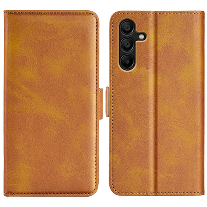 Dual-side Magnetic Buckle Horizontal Flip Leather Phone Case, For Samsung Galaxy S24 FE 5G, For Samsung Galaxy Xcover 7 Pro, For Samsung Galaxy M55 5G, For Samsung Galaxy M15 5G